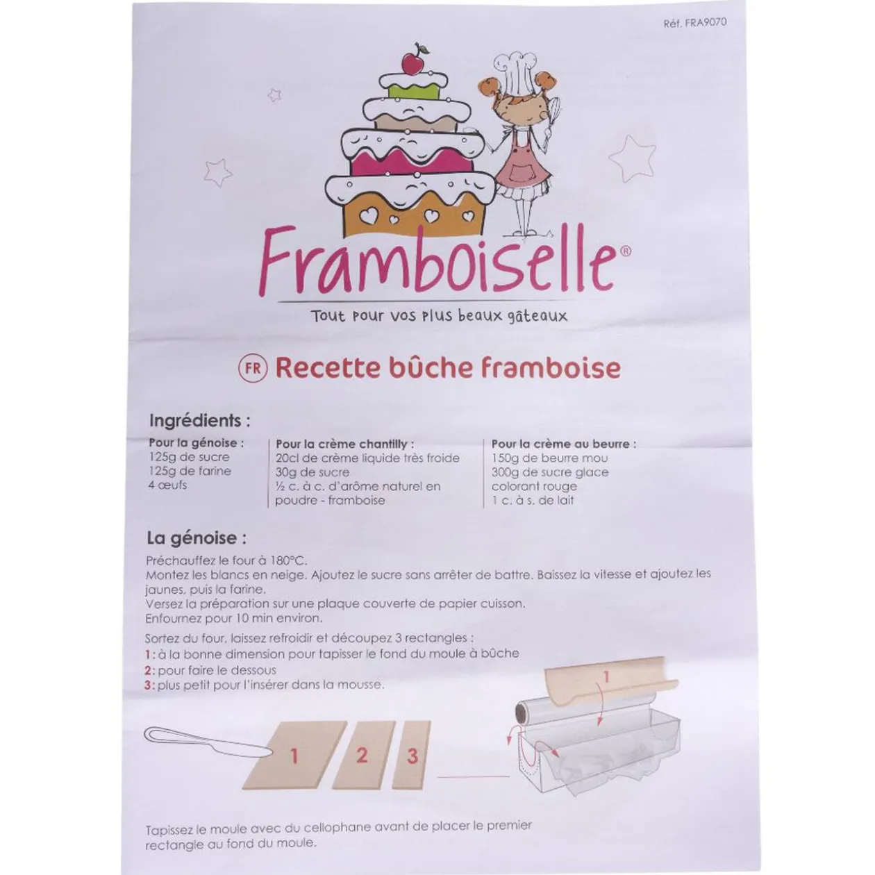 Kit préparation bûche de Noël