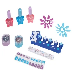 Kit sèche ongles design La Reine des Neiges et accessoires