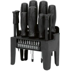 Kit tournevis 11 manches et 10 embouts magnétiques