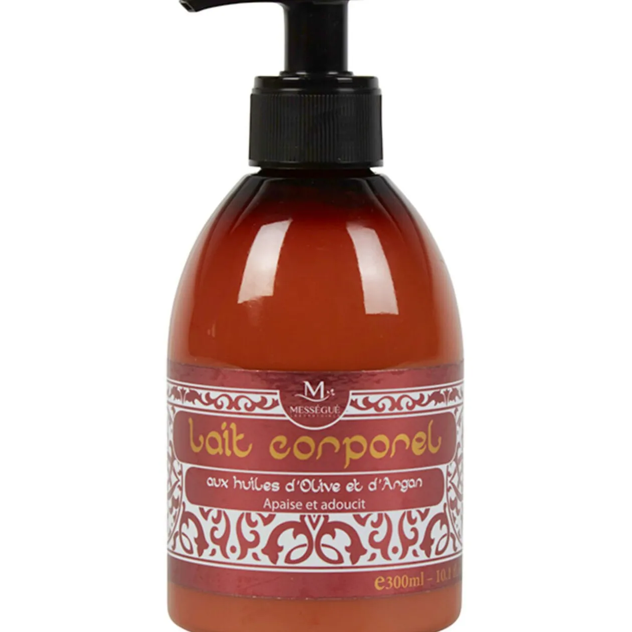 Lait corps huiles olive et argan Mességué