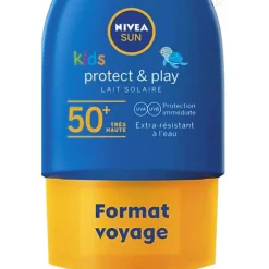 Lait solaire Nivea Kids Protect & Play UPF50+ 50 ml