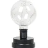 Lampe ampoule transparent et noir