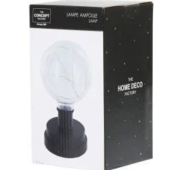 Lampe ampoule transparent et noir