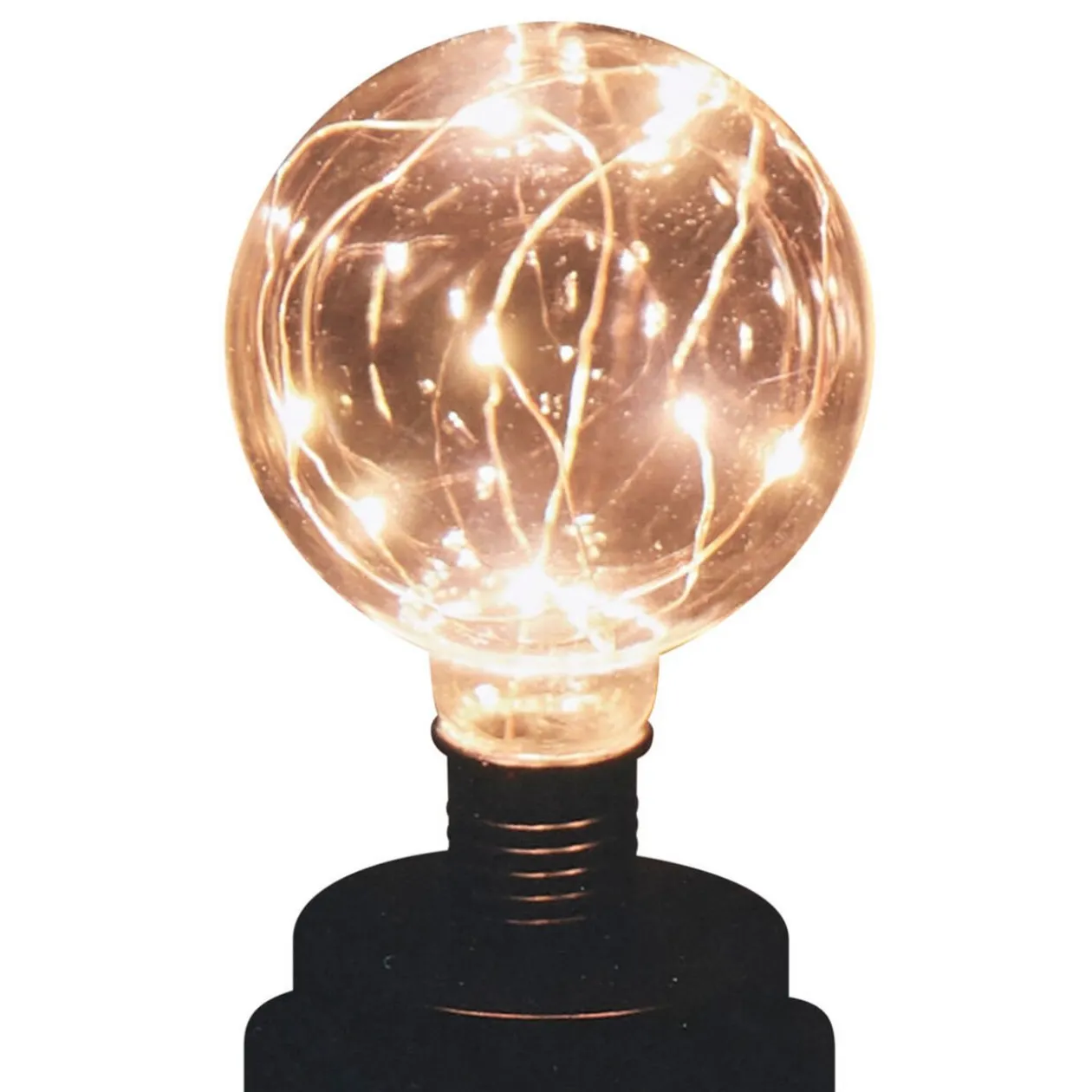 Lampe ampoule transparent et noir