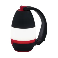 Lampe brico pliable 3en1 noir rouge blanc