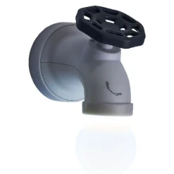 Lampe LED style robinet vintage