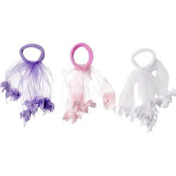 Élastique avec petits noeuds pendants x3