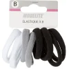 Élastique en mousse noir gris blanc x8