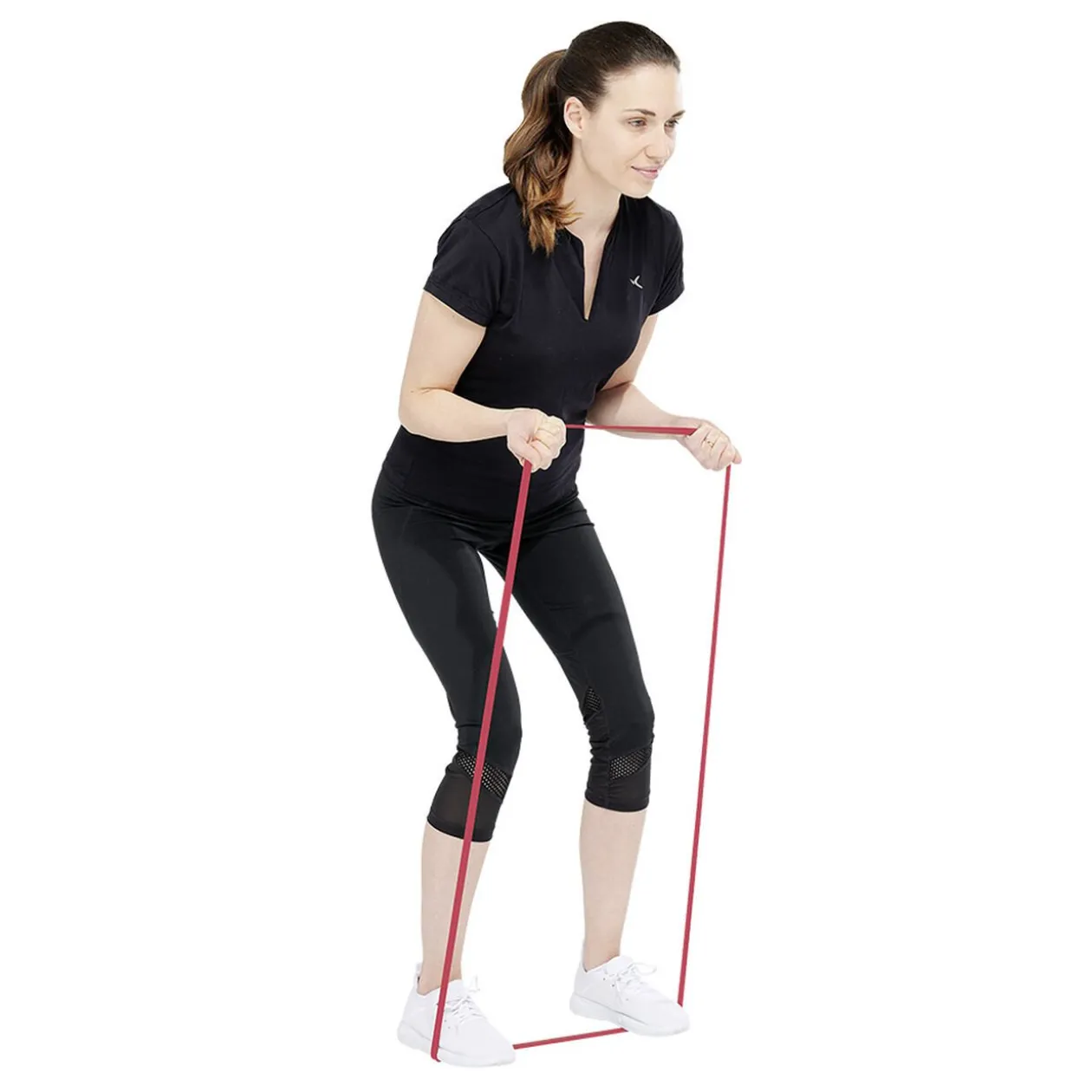 Élastique fitness force 7 à 16 rouge