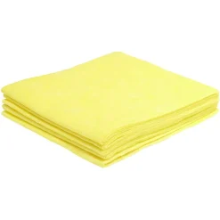 Lavette synthétique viscose jaune 34x35cm x5