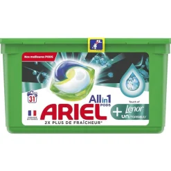 Lessive Ariel Pods Unstoppables Lenor en dosette x31
