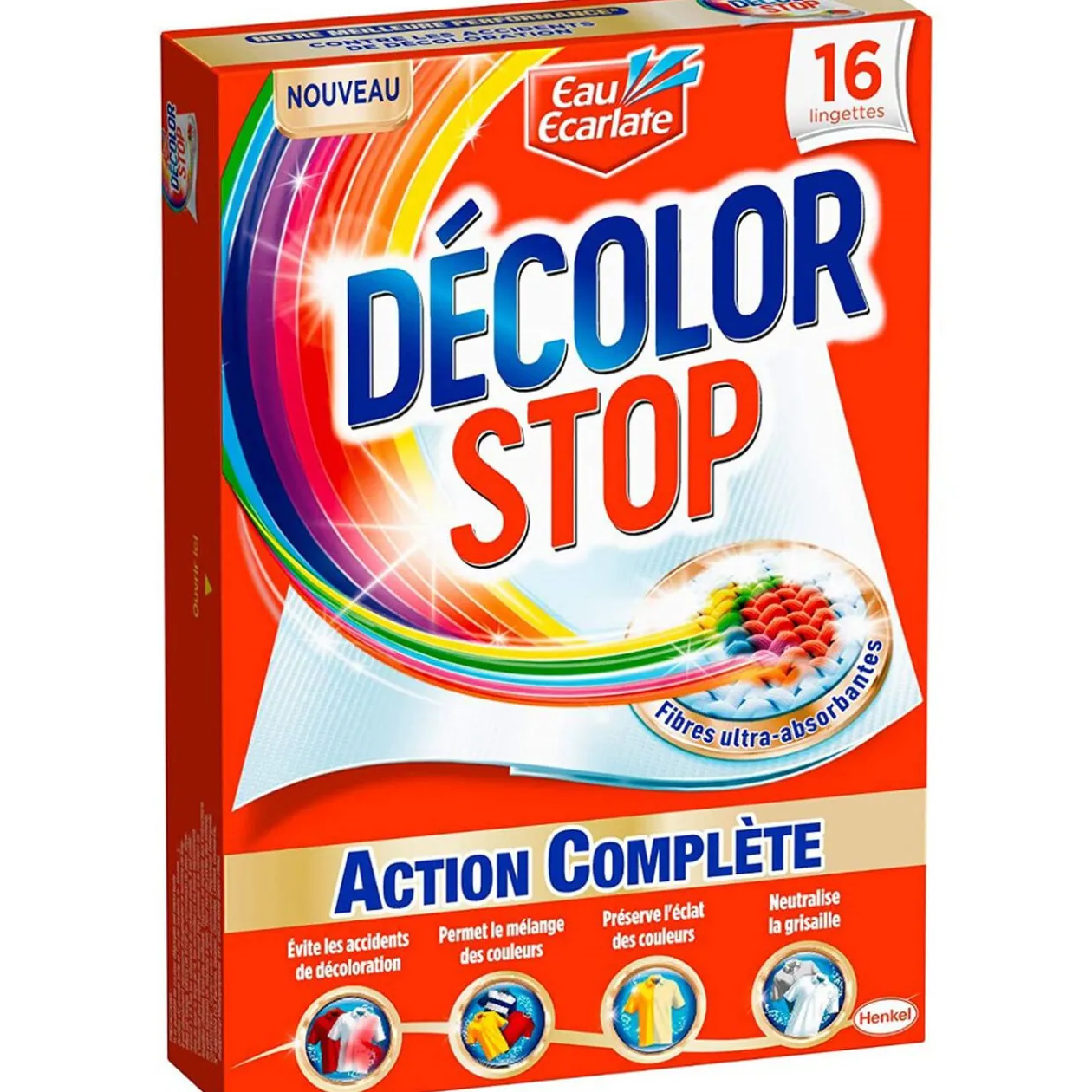 Lingette Décolor stop Action complète x16