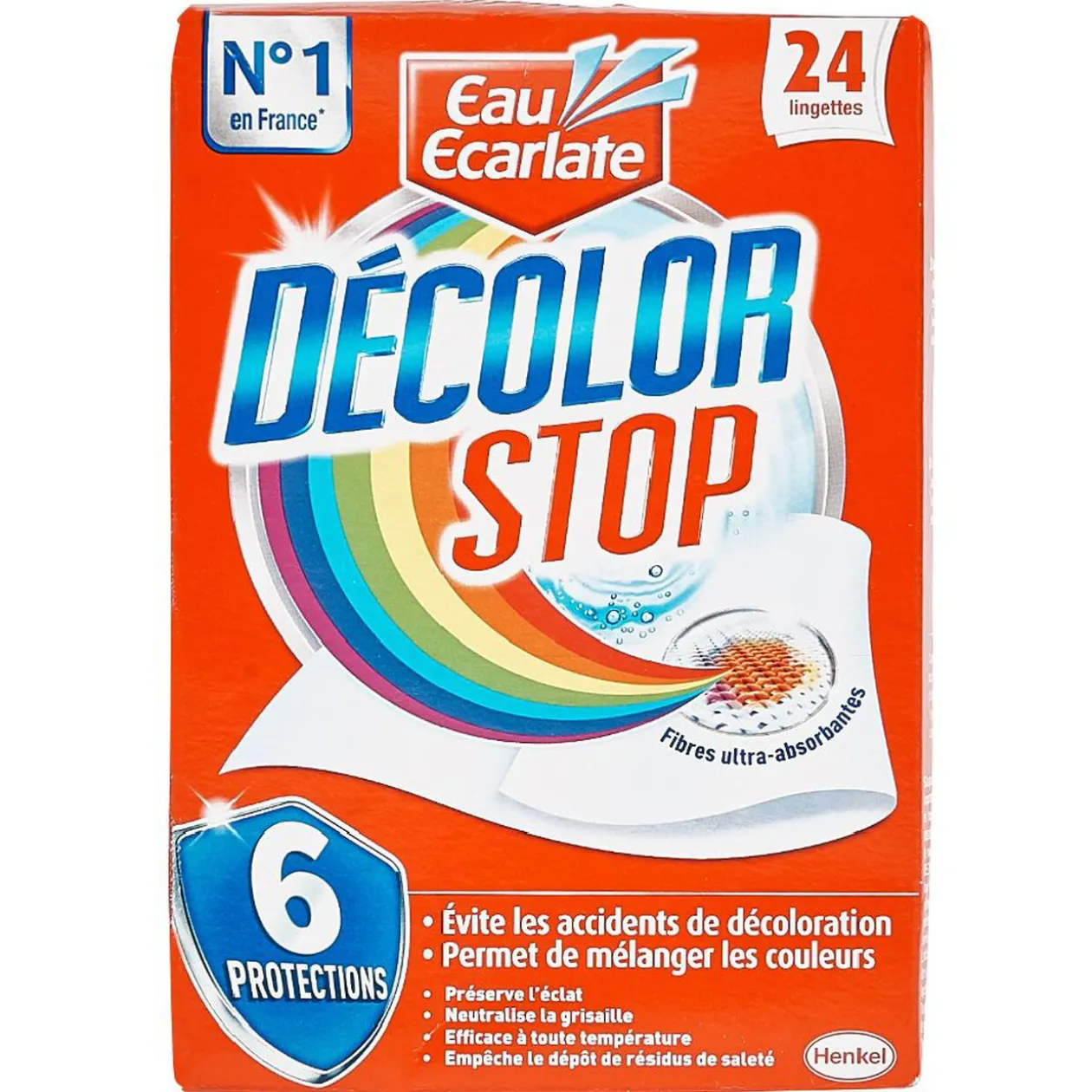 Lingette Décolor Stop anti décoloration x24