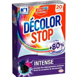 Lingette Décolor Stop Eau Ecarlate anti décoloration Intense x20