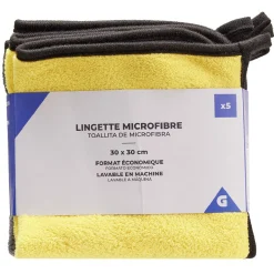 Lingette en microfibre x5