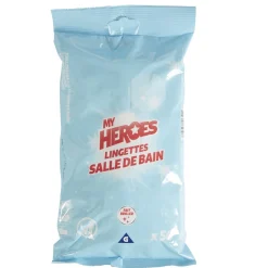 Lingette nettoyante salle de bain x 50