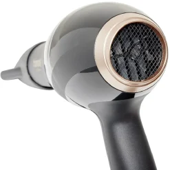 Lisseur et sèche cheveux en plastique noir