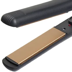 Lisseur et sèche cheveux en plastique noir