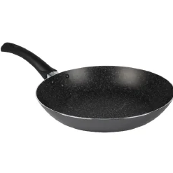 Lot 1 poêle + 1 casserole aluminium effet pierre