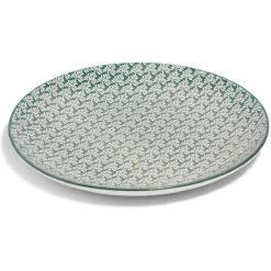 Lot de 4 assiettes plates rondes porcelaine Ø24 cm