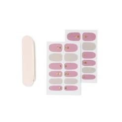 Lot de 24 autocollants vernis à ongles imprimés 5 coloris