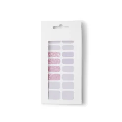 Lot de 24 autocollants vernis à ongles imprimés 6 coloris