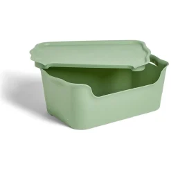 Lot de 3 boîtes de rangement 15L avec couvercle plastique 39x25xH16cm