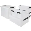 Lot de 7 box de rangements transparents multiple tailles