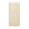 Lot de 10 bâtonnets repousse-cuticules en bambou
