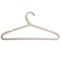 Lot de 25 cintres en paille de blé brun 43x21,5cm