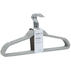 Lot de 10 cintres velours