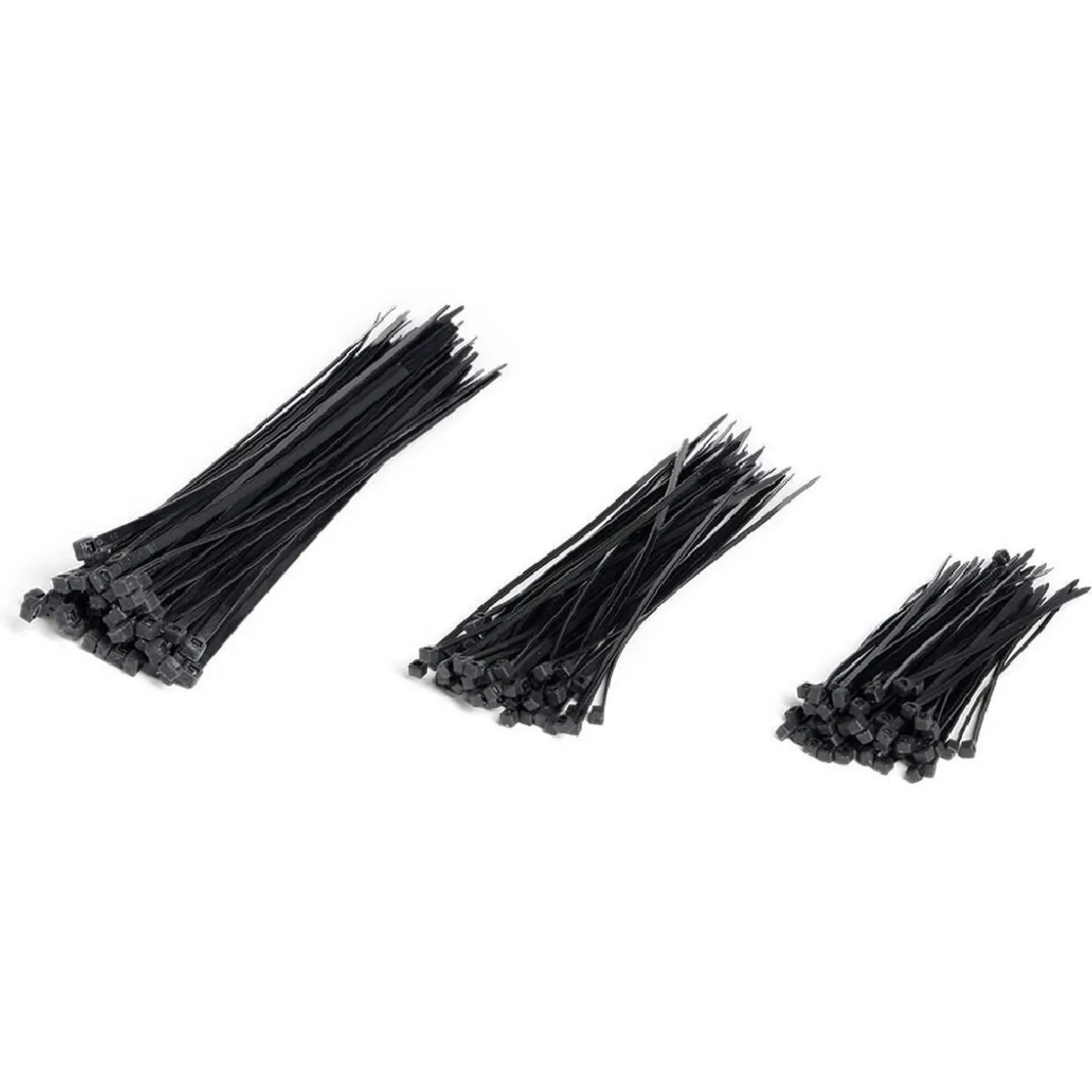 Lot de 180 colliers de serrage en nylon noir