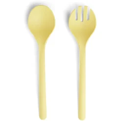 Lot de 2 couverts à salade en plastique - 3 coloris