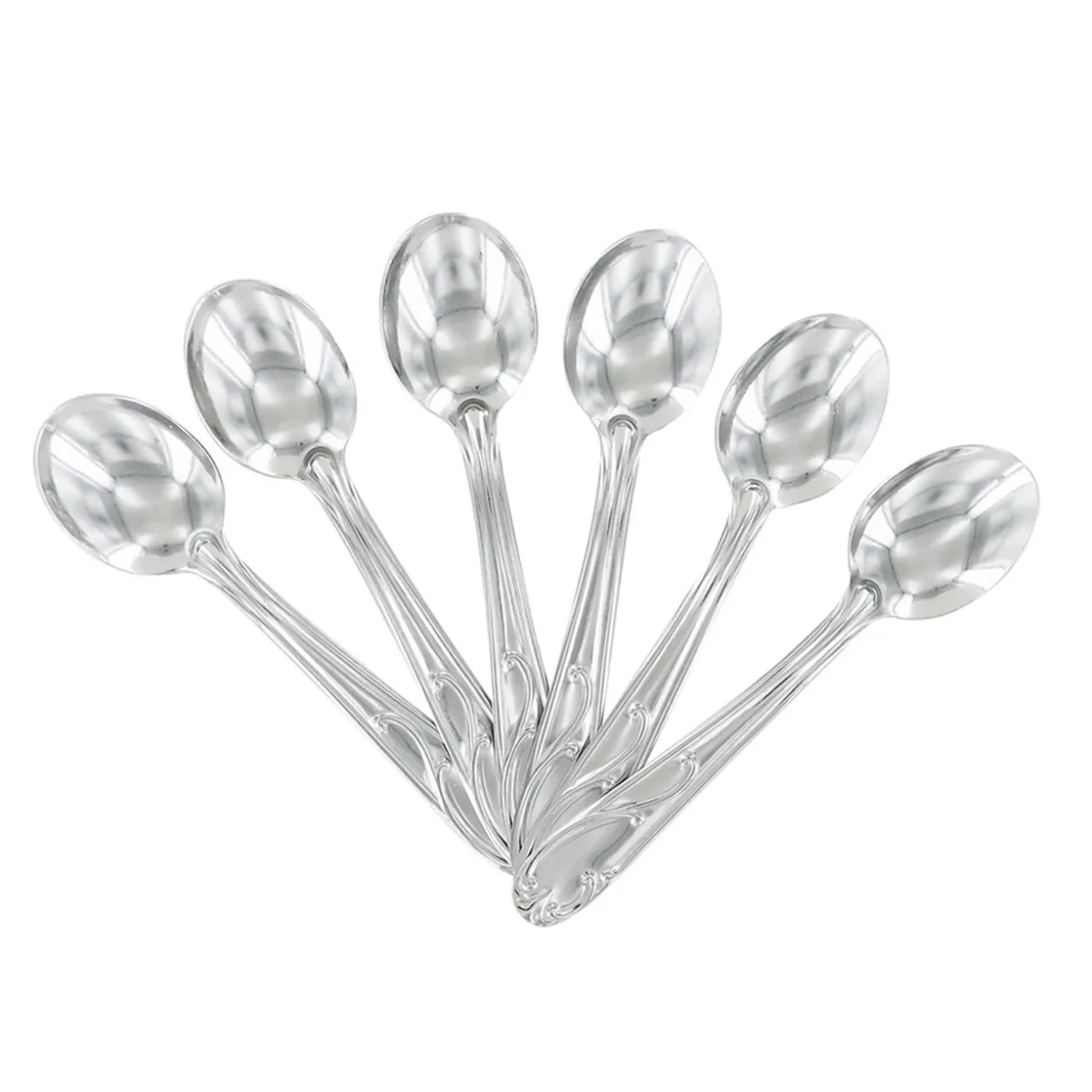 Lot de 6 cuillères à moka