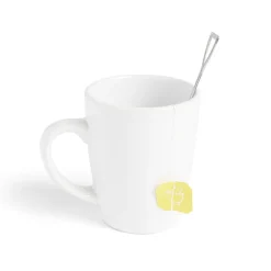 Lot de 4 cuillères forme pelle en métal argenté