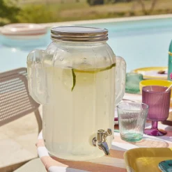 Lot de 4 gobelets en verre Nora coloré transparent 25,5cl