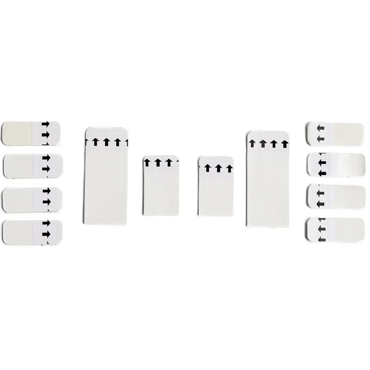 Lot de 12 languettes adhésives double face pour accroche murale