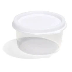 Lot de 10 mini boîtes alimentaires rondes 65ml