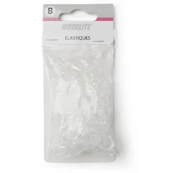 Lot de 500 mini élastiques à cheveux caoutchouc transparent