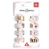 Lot de 8 mini pinces pour cheveux avec décoration
