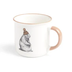 Lot de 4 mugs animaux 33,5cl