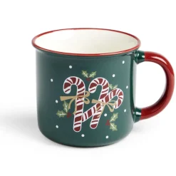 Lot de 4 mugs en céramique décor Noël 365ml