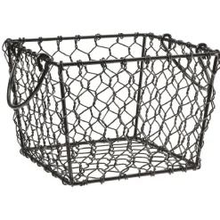 Lot de 3 panières métal