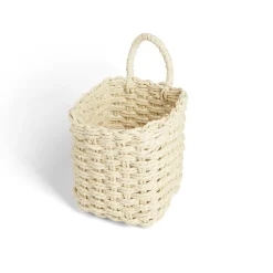 Lot de 3 panières tressées rangement salle de bain