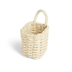 Lot de 3 panières tressées rangement salle de bain