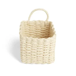 Lot de 3 panières tressées rangement salle de bain