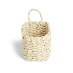 Lot de 3 panières tressées rangement salle de bain