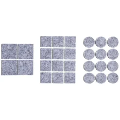 Lot de 28 patins adhésifs en feutrine