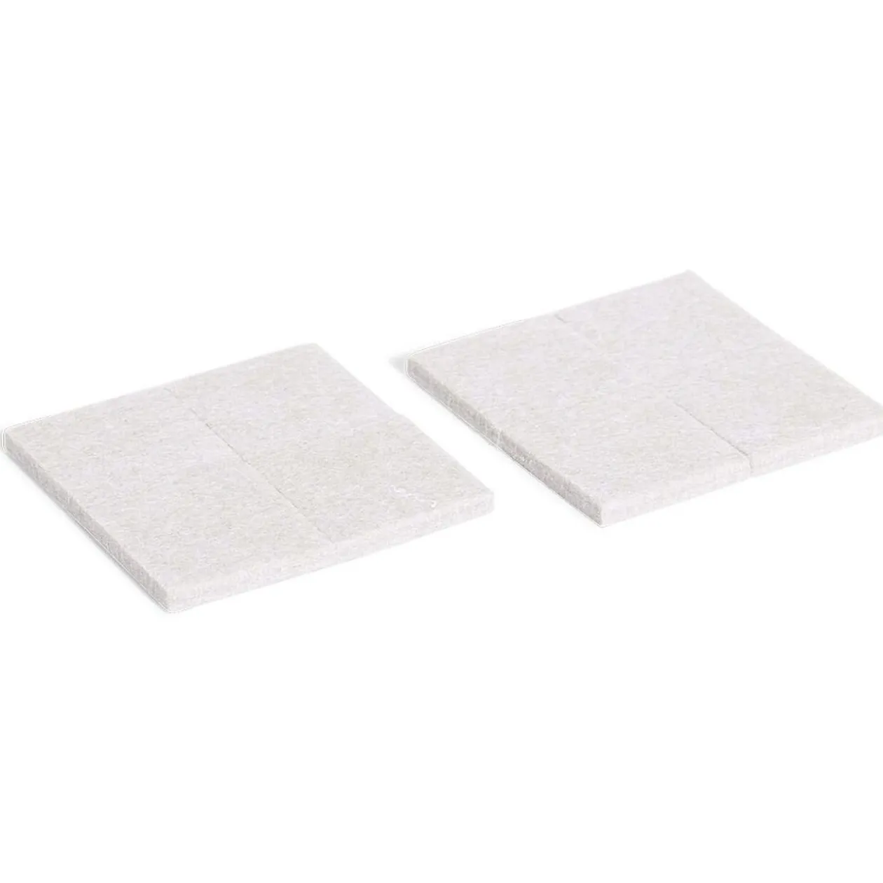 Lot de 8 patins en feutre adhésif ultra puissant - 32x32 mm