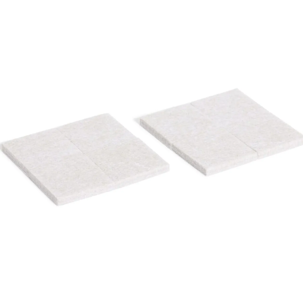 Lot de 8 patins en feutre adhésif ultra puissant - 32x32 mm